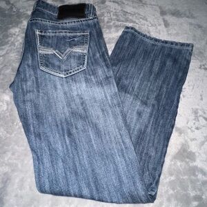 Classic Denim Straight-Leg Jeans